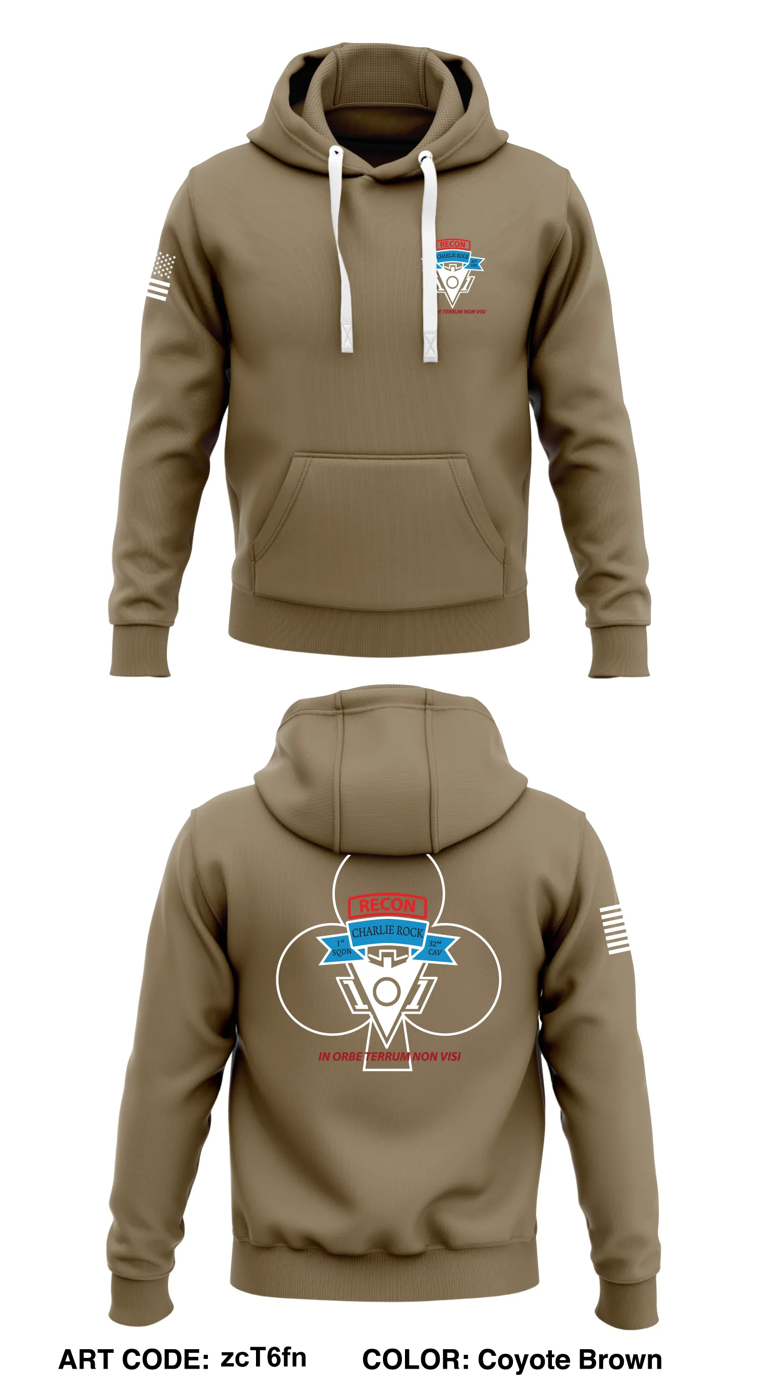 1-32 cav Charlie troop Store 1 Core Men's Hooded Performance Sweatshirt - zcT6fn