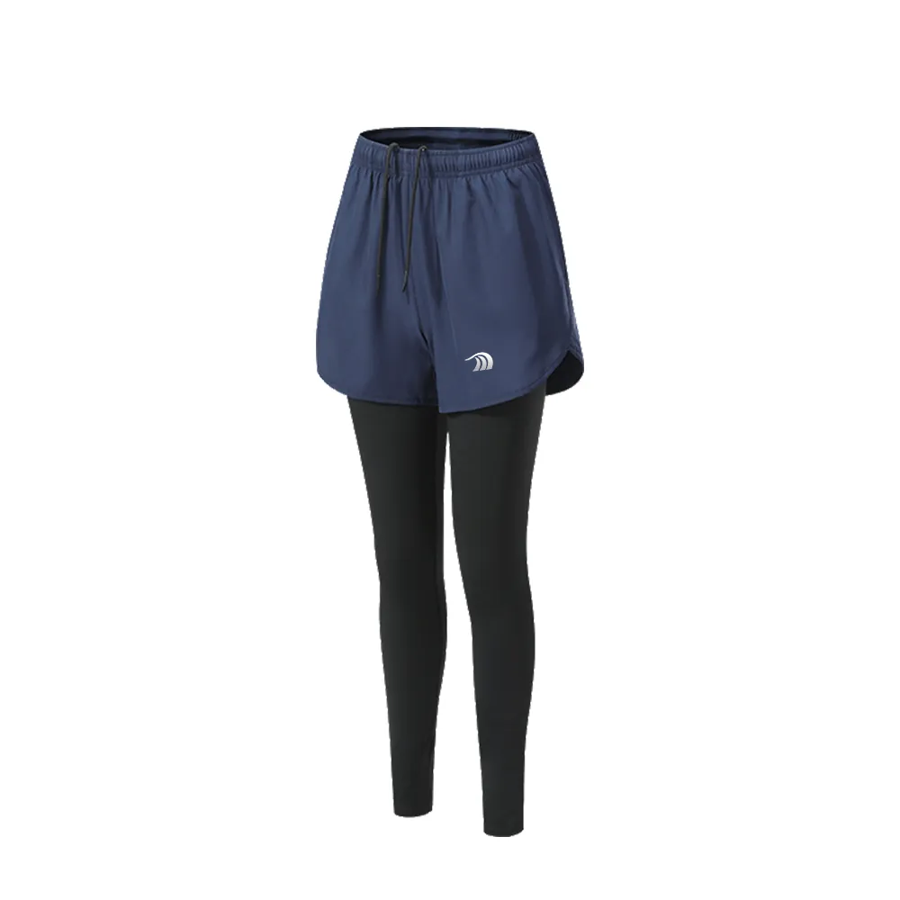 2-in-1 Fitness Running Leggings