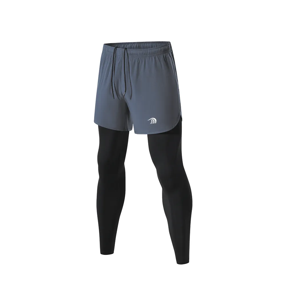 2-in-1 Fitness Running Leggings
