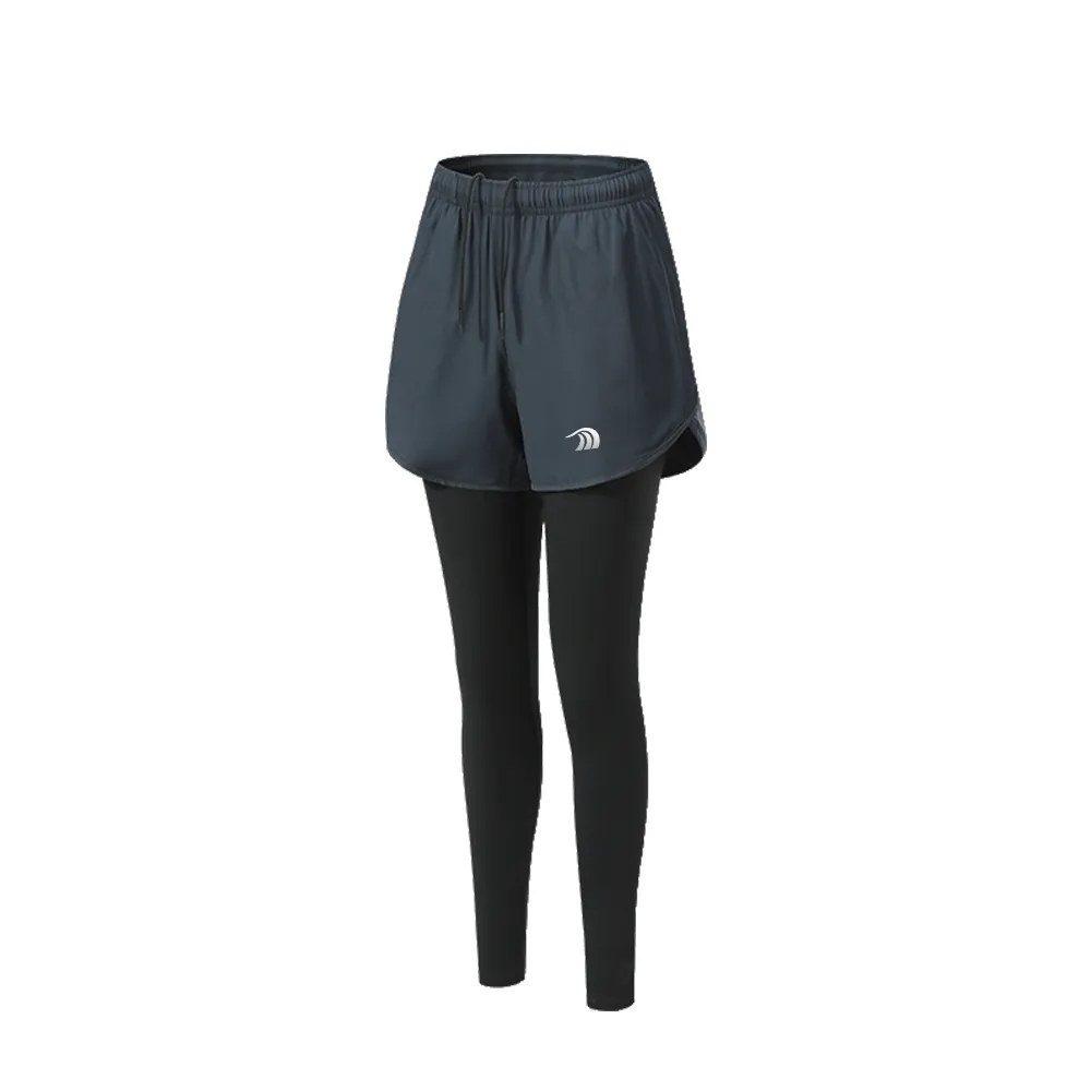 2-in-1 Fitness Running Leggings