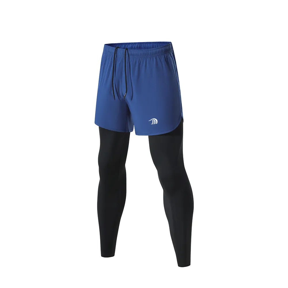 2-in-1 Fitness Running Leggings