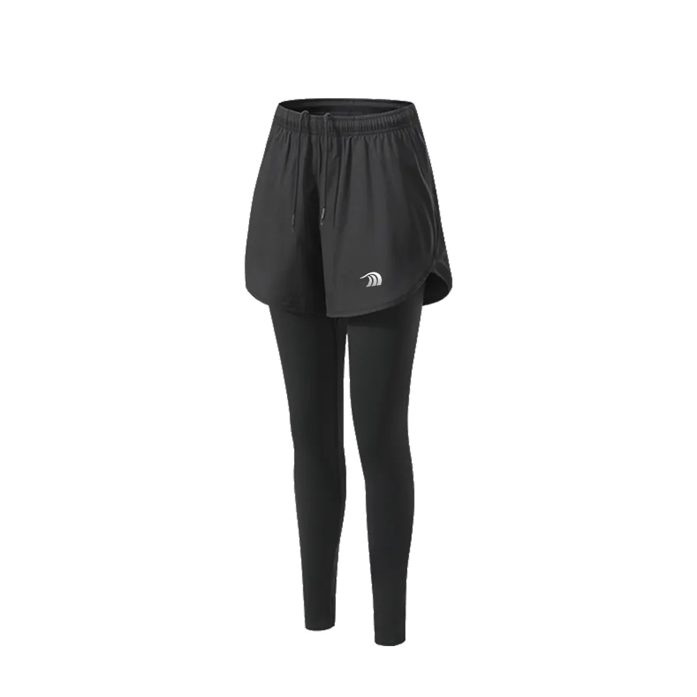 2-in-1 Fitness Running Leggings
