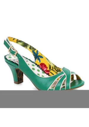 2 Peep Toe Sling Back Sandal