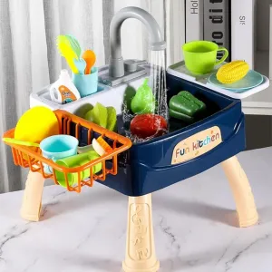 28pcs Kids Kitchen Play Sink
