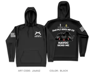 2nd PLT/ 88th MP CO Core Men's Hooded Performance Sweatshirt - JAdfAZ