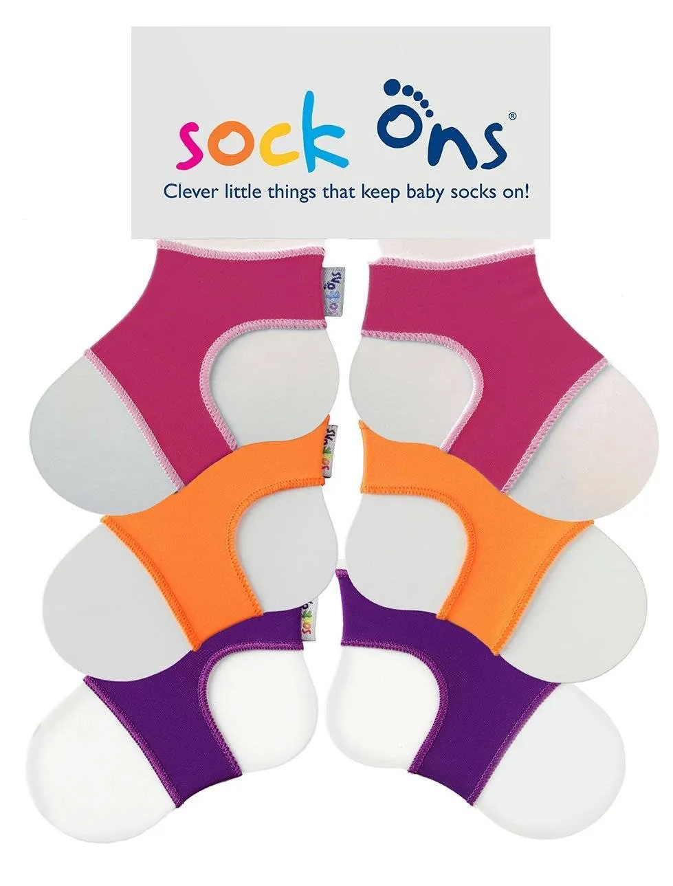 3pk Neutral Sock Ons Multi Pack SAVE!