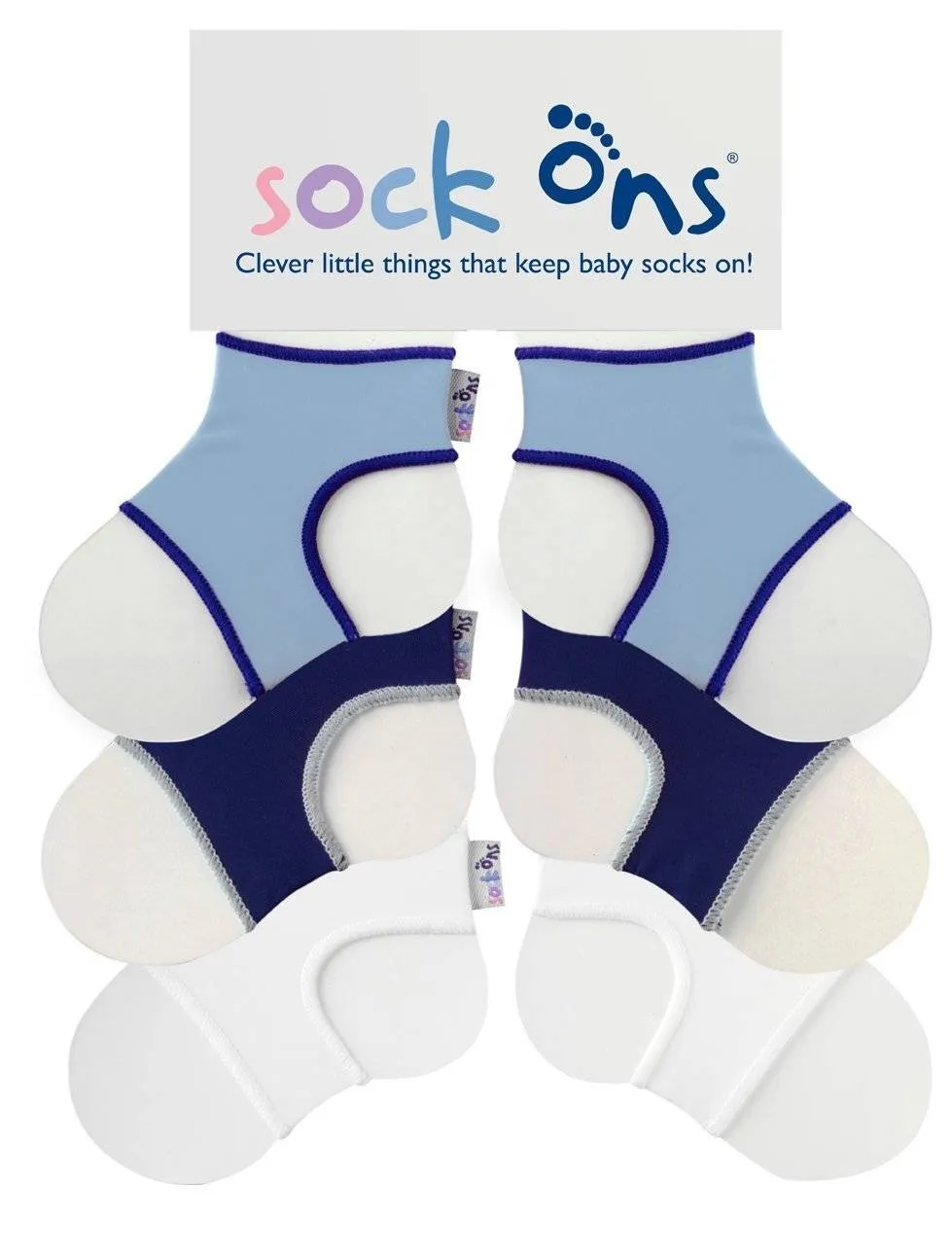 3pk Neutral Sock Ons Multi Pack SAVE!