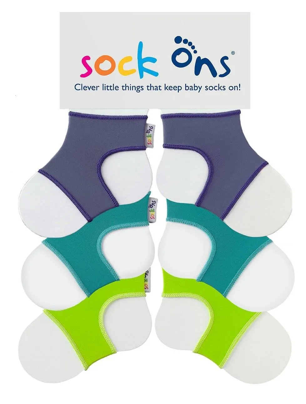 3pk Neutral Sock Ons Multi Pack SAVE!