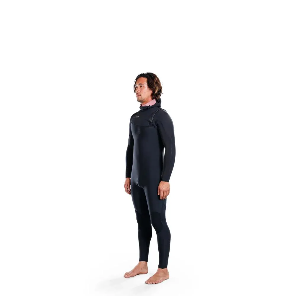 ADELIO CONNOR BASE 5/4 HODDED CHEST ZIP BLACK