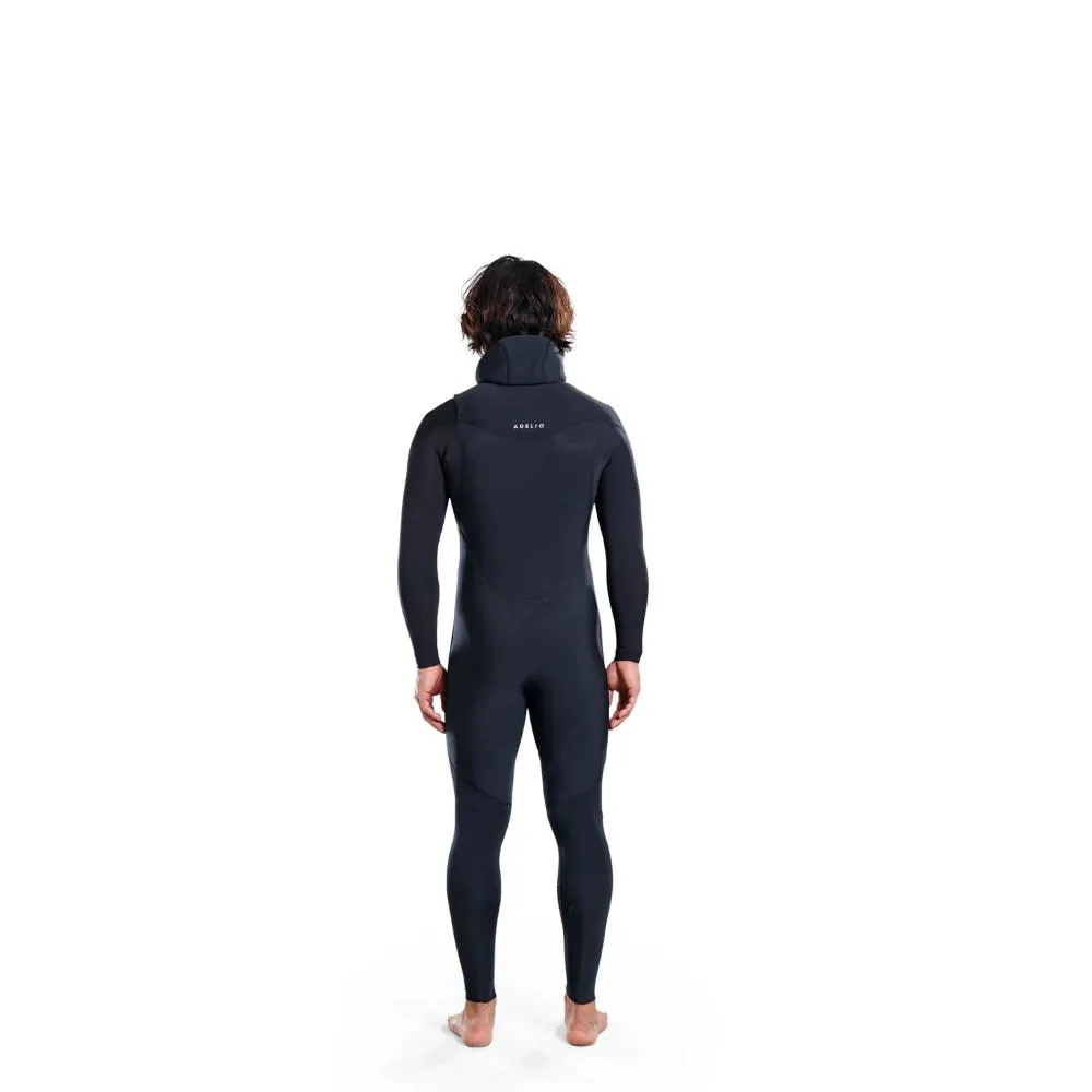 ADELIO CONNOR BASE 5/4 HODDED CHEST ZIP BLACK