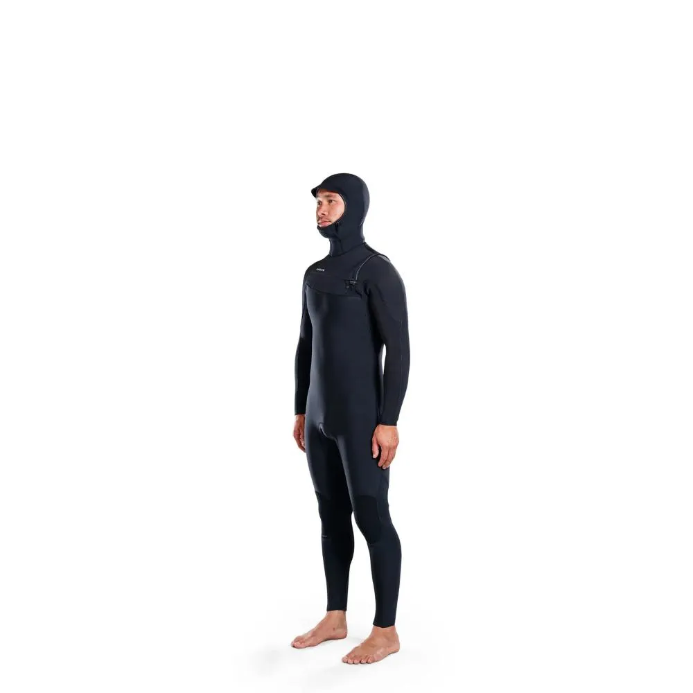 ADELIO CONNOR BASE 5/4 HODDED CHEST ZIP BLACK