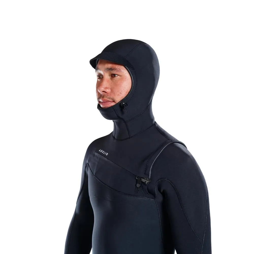 ADELIO CONNOR BASE 5/4 HODDED CHEST ZIP BLACK