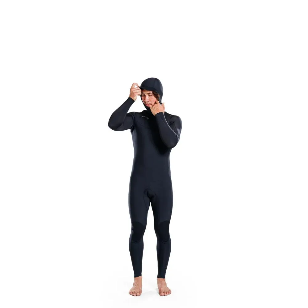ADELIO CONNOR BASE 5/4 HODDED CHEST ZIP BLACK
