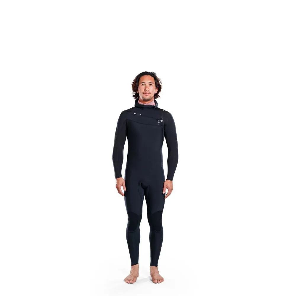 ADELIO CONNOR BASE 5/4 HODDED CHEST ZIP BLACK