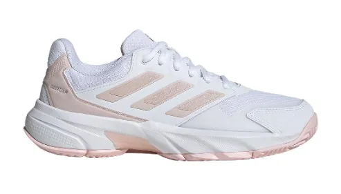 Adidas Womens CourtJam Control 3 Tennis Shoes Semi Flash Aqua and White (copia)