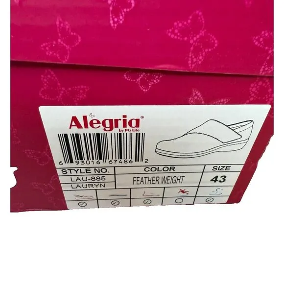Alegria Womens Lauryn Feather Weight Slip On Shoe Size 11 Nurse Comfort Boho