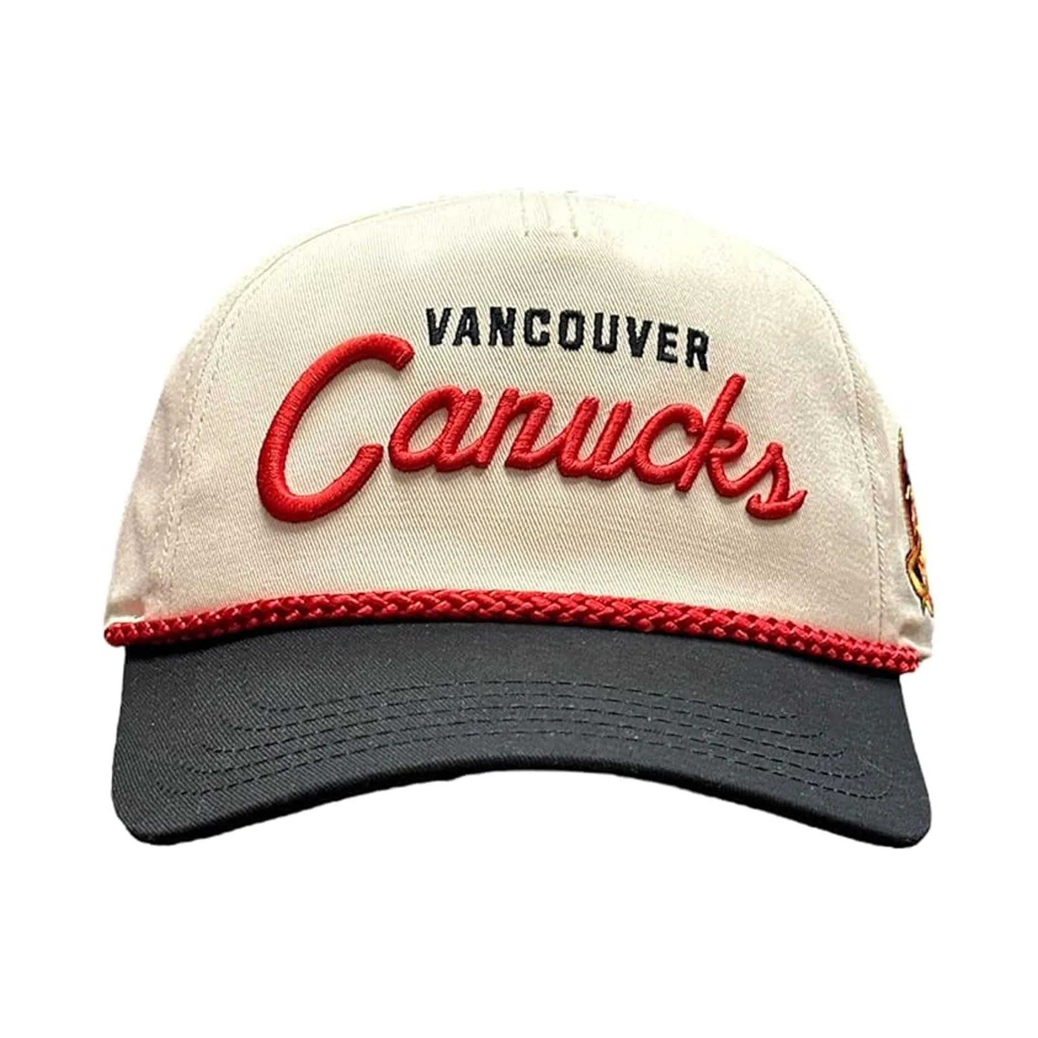 American Needle NHL Roscoe Snapback Hat - Vancouver Canuck Retro Skate