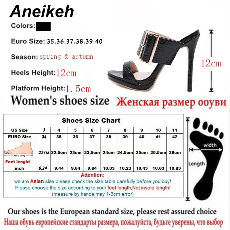 Aneikeh Gladiator Summer Thin High Heels