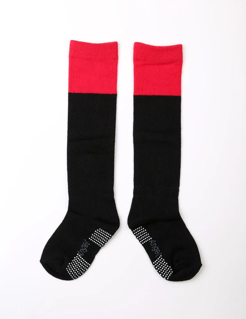 Angel Knee Socks Red