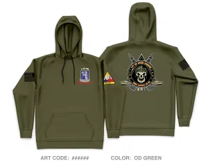 Anger Co, 1-77 AR - Unit Gear Core Men's Hooded Performance Sweatshirt - XZdDMW