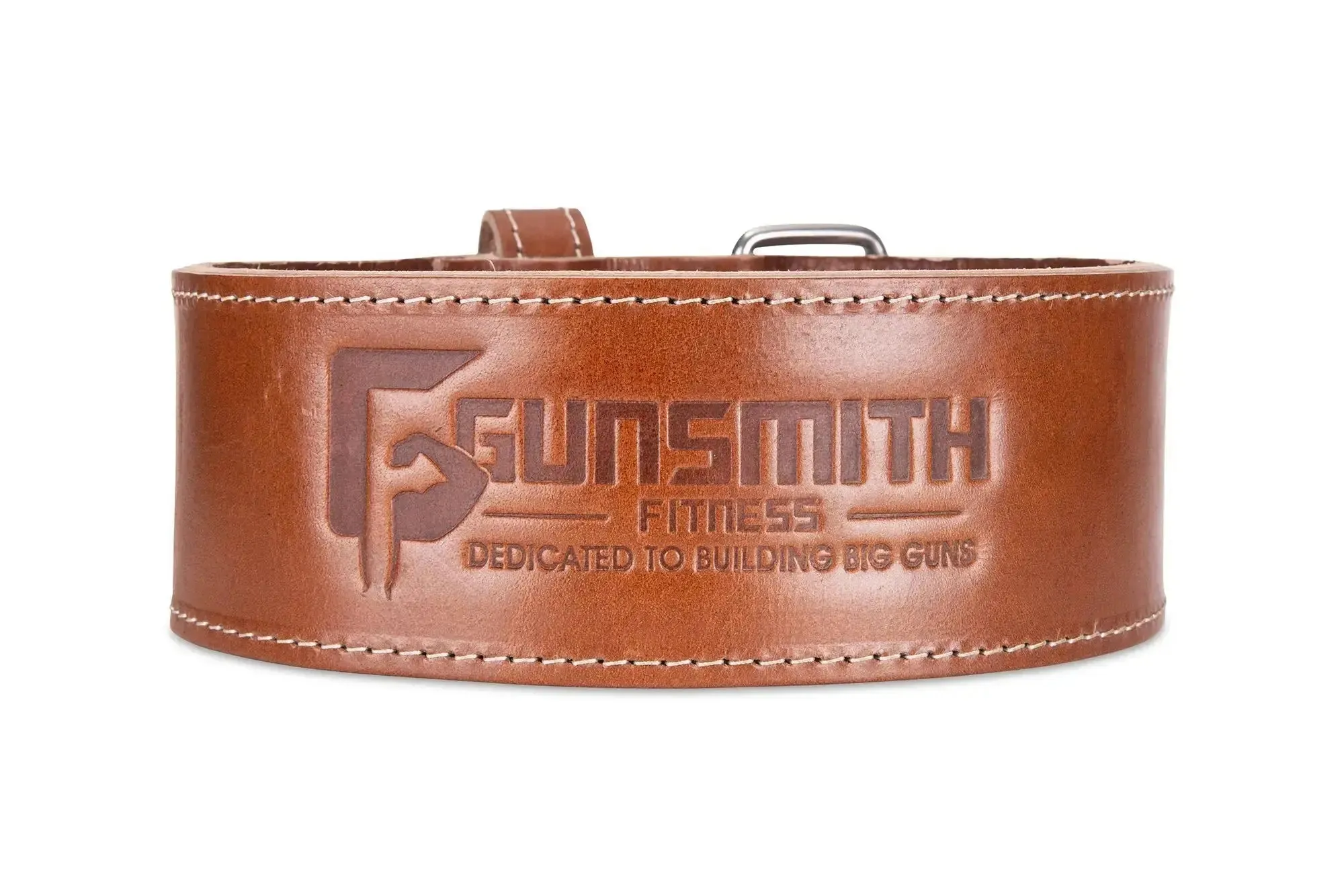 Apex 4 Inch Brown Powerlifting Single Prong Belt