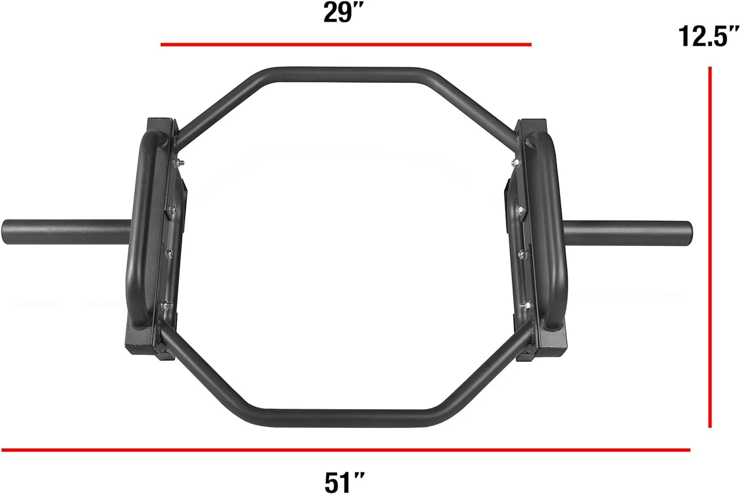 Barbell Olympic Trap Ba Hex Bar Shrug Bar Deadlift Bar
