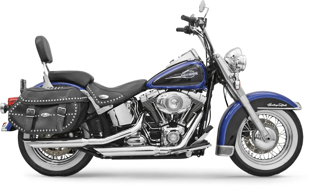 Bassani Manufacturing 12117F 3in. Firepower Slip-Ons - Slash Cut - Chrome