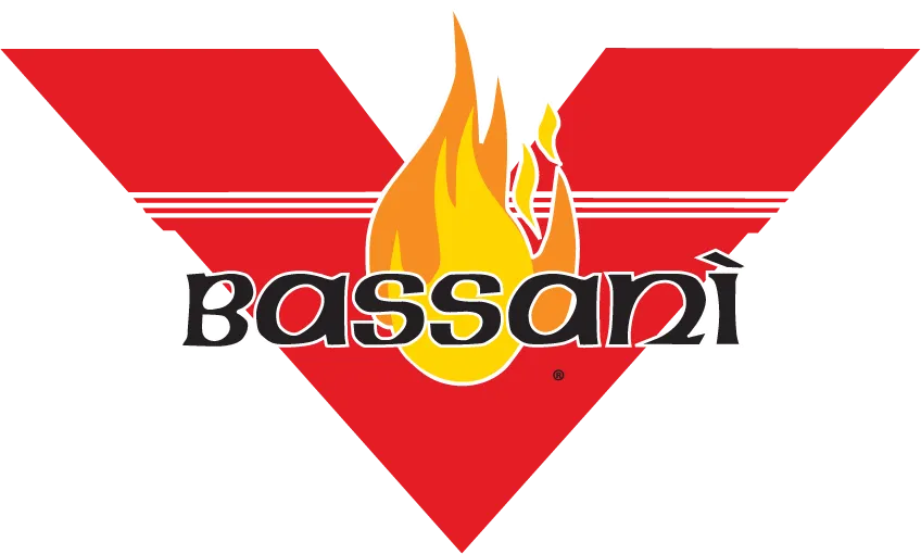 Bassani Manufacturing 12117F 3in. Firepower Slip-Ons - Slash Cut - Chrome
