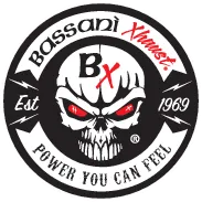 Bassani Manufacturing 12117F 3in. Firepower Slip-Ons - Slash Cut - Chrome
