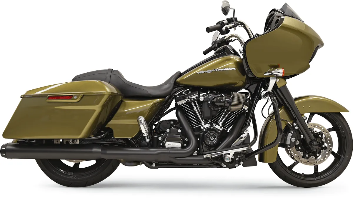 Bassani Manufacturing 1F742 4in. Quick Change Series Slip-Ons - Chrome
