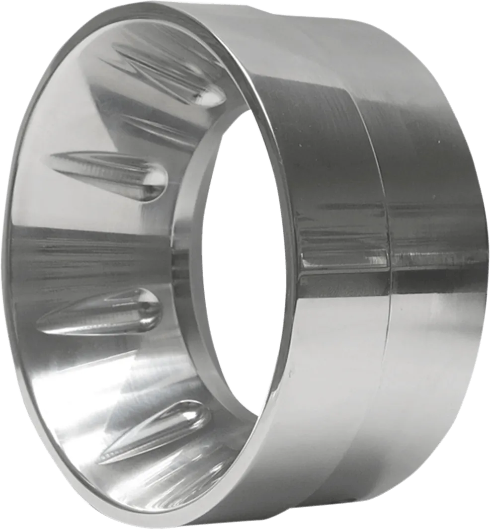 Bassani Manufacturing 1F742 4in. Quick Change Series Slip-Ons - Chrome