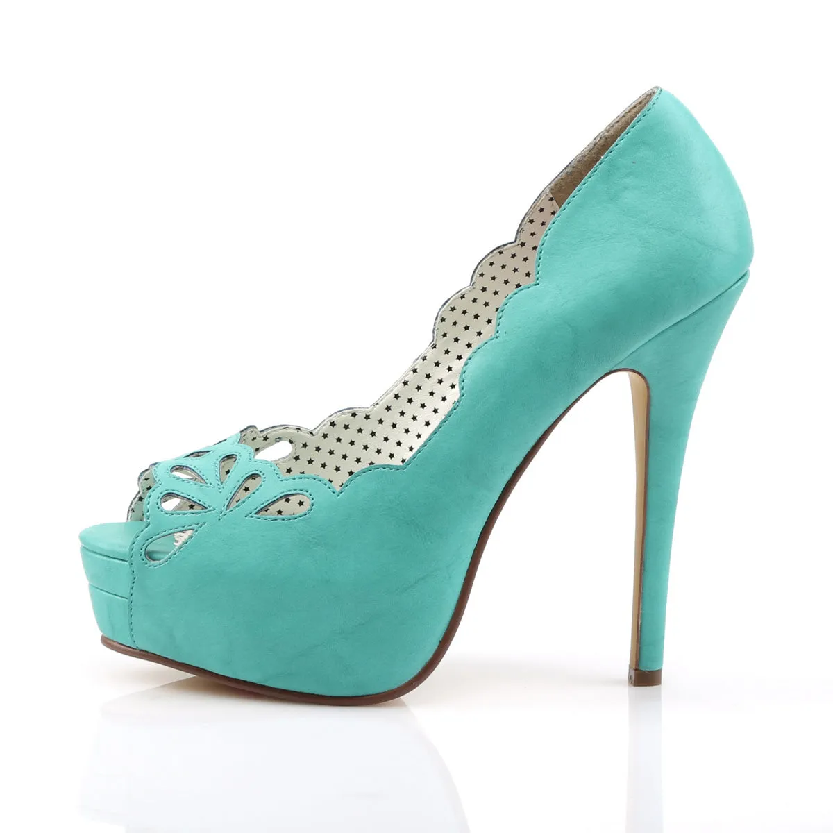BELLA-30  Teal Faux Leather