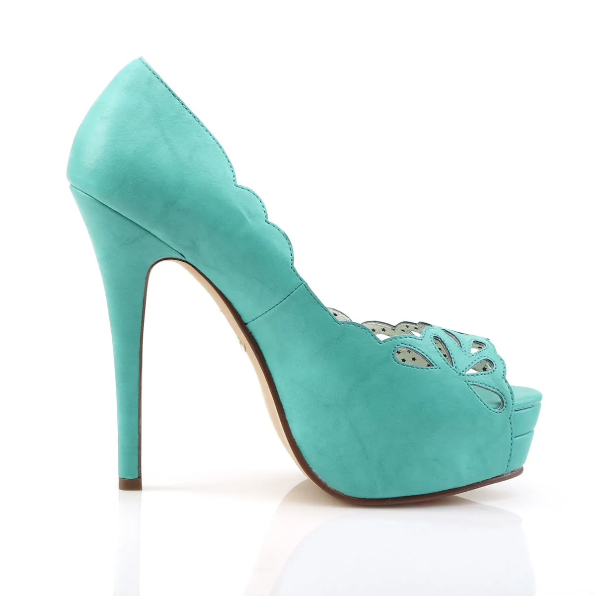 BELLA-30  Teal Faux Leather