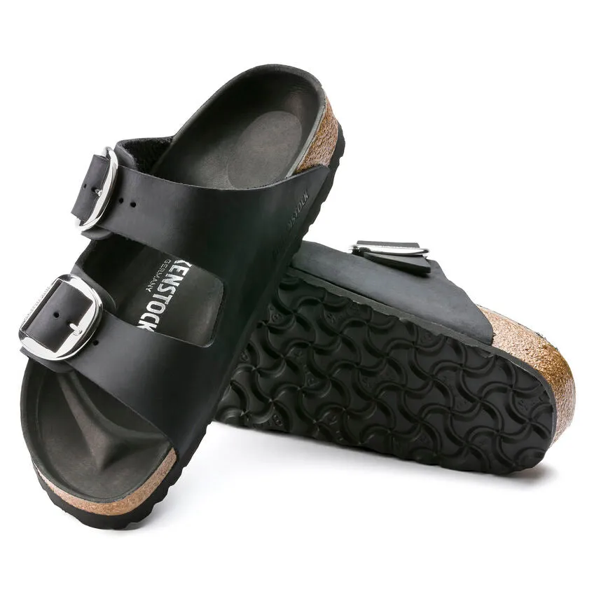 BIRKENSTOCK - ARIZONA BIG BUCKLE OILED LEATHER SANDAL