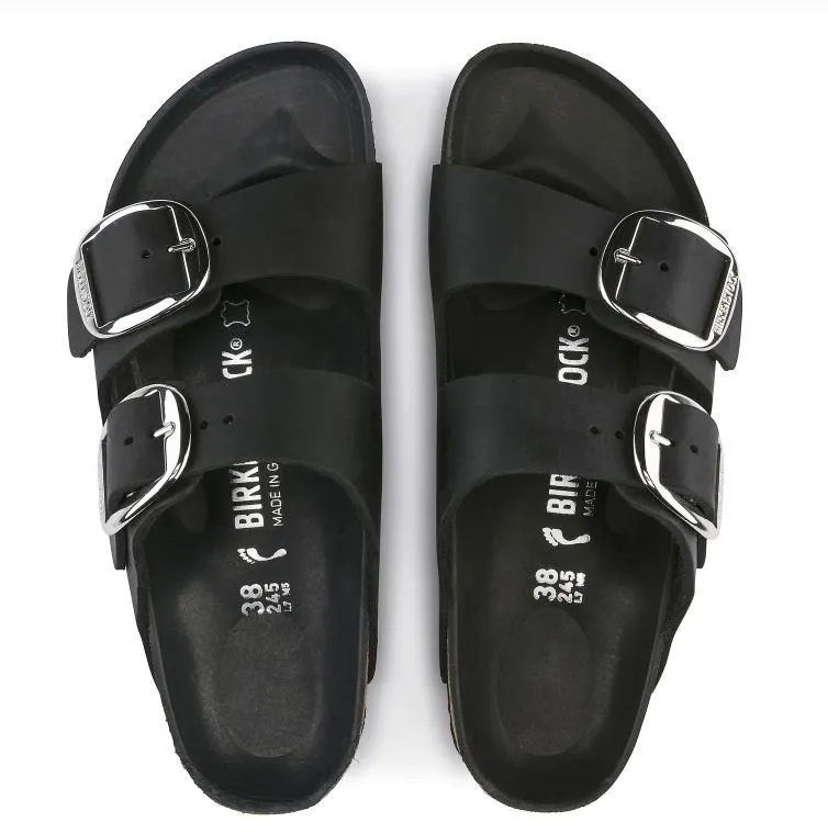 BIRKENSTOCK - ARIZONA BIG BUCKLE OILED LEATHER SANDAL
