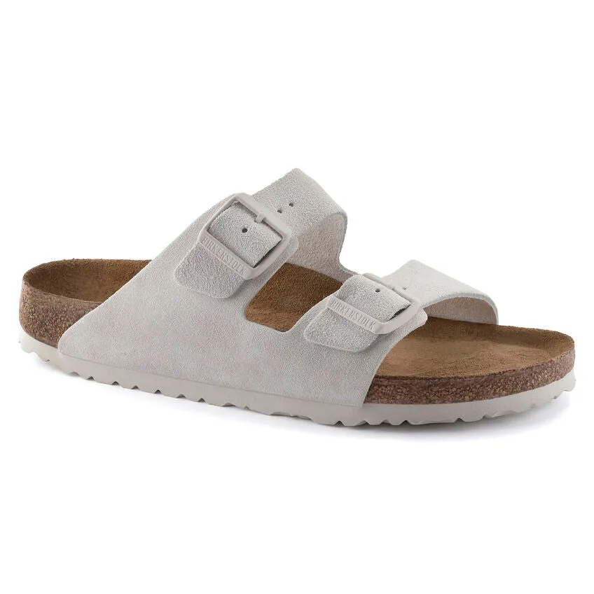 BIRKENSTOCK- ARIZONA SOFT FOOTBED SUEDE LEATHER SANDAL