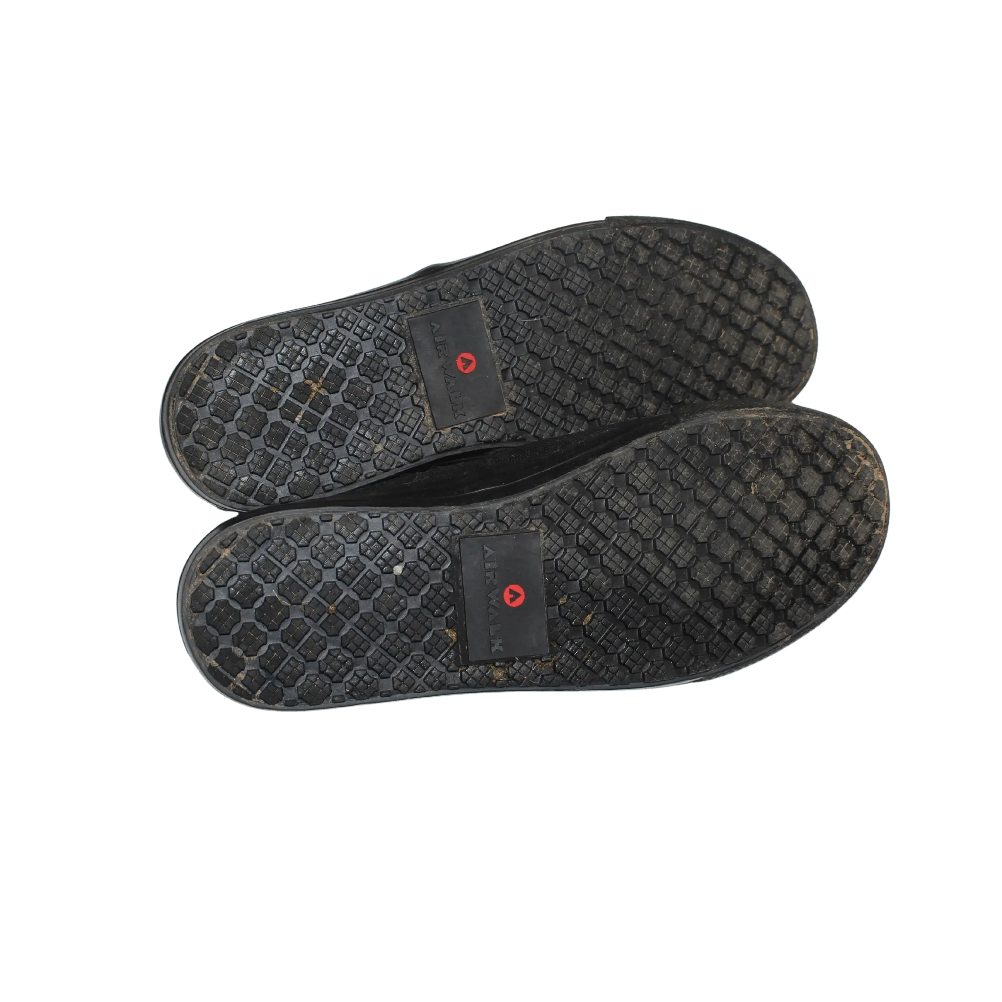 Black Canvas Slip On's