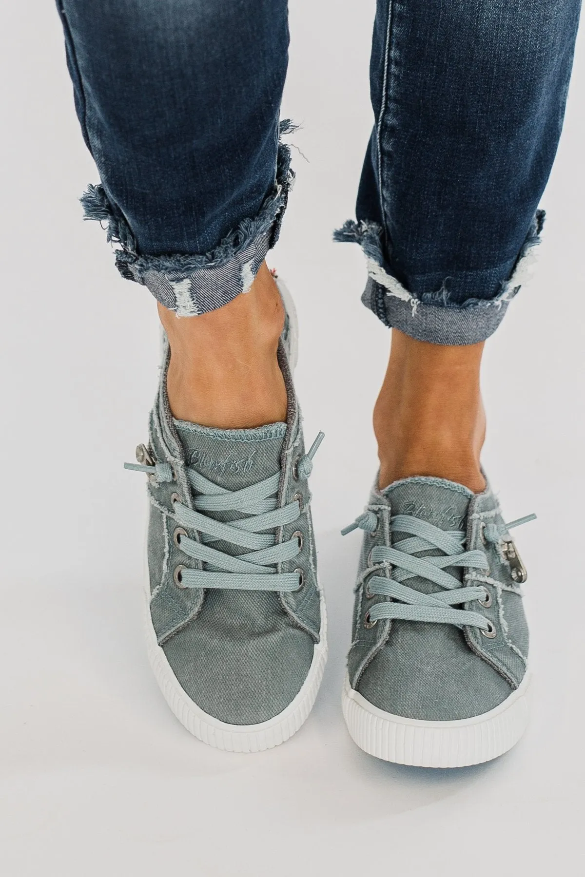 Blowfish Fruit Sneakers- Dusty Blue Smoked