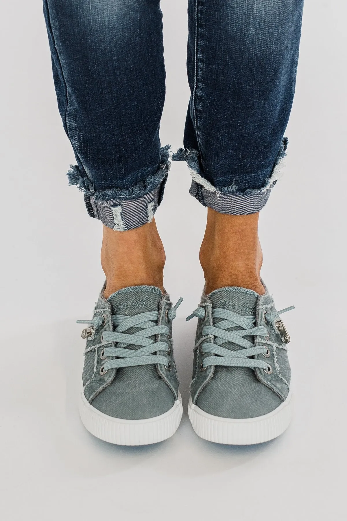 Blowfish Fruit Sneakers- Dusty Blue Smoked