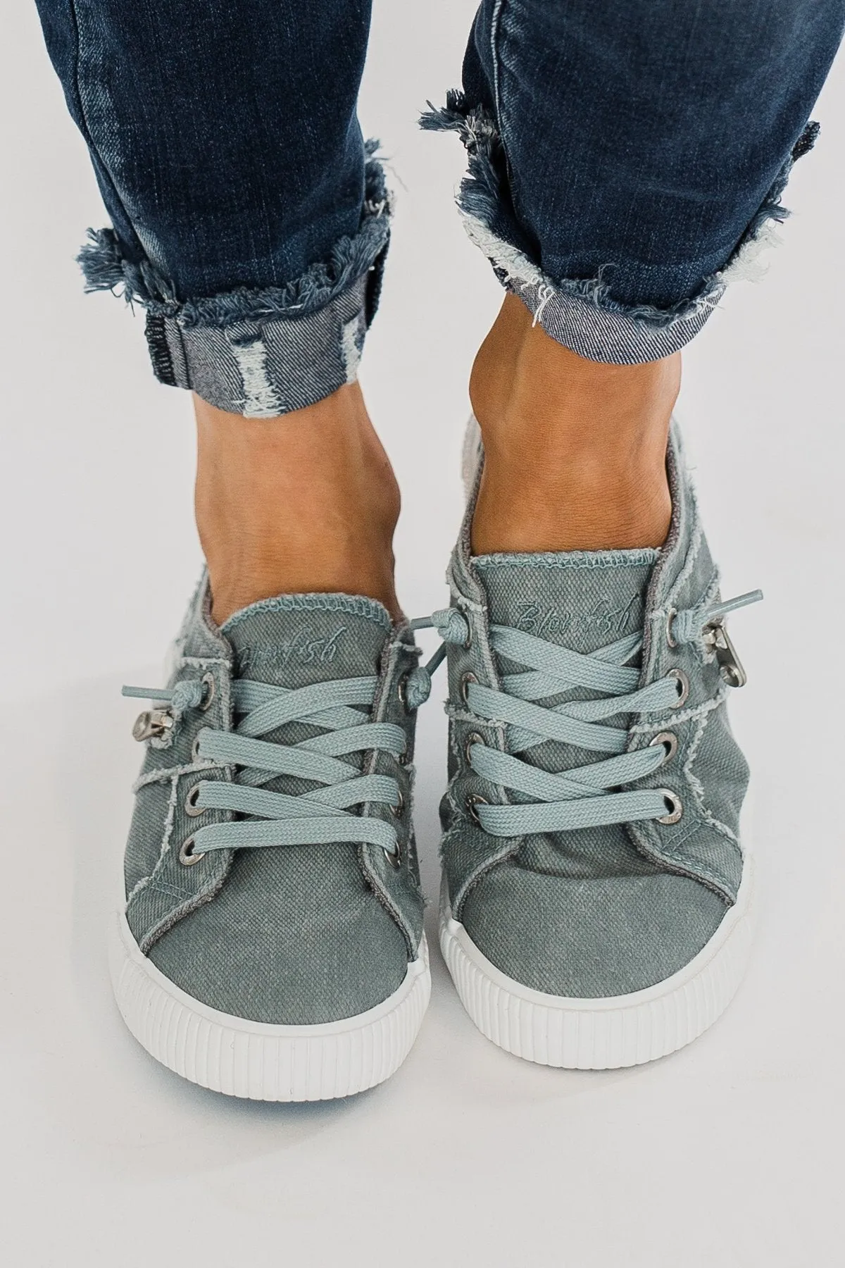Blowfish Fruit Sneakers- Dusty Blue Smoked