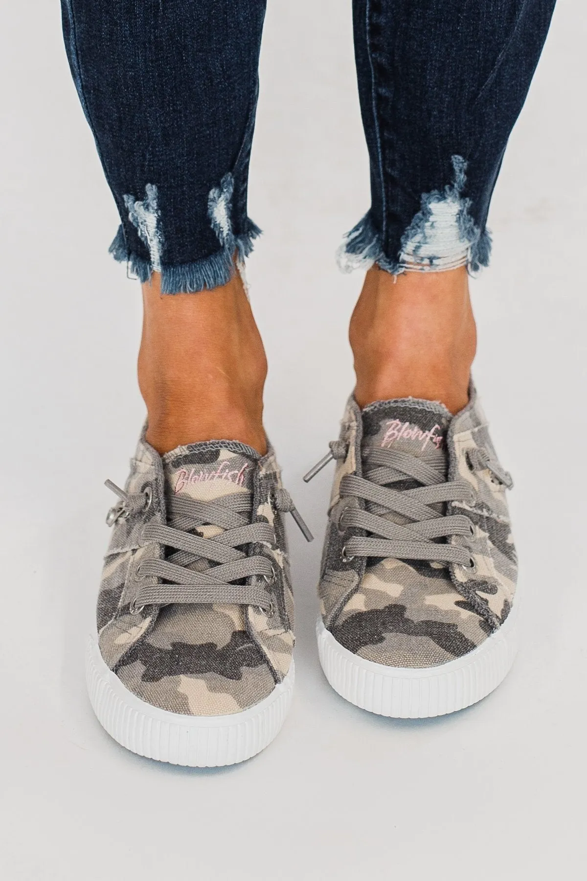 Blowfish Fruit Sneakers- Gray Urban Camo