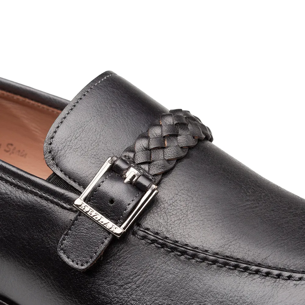 Braided Ornament Leather Slip On