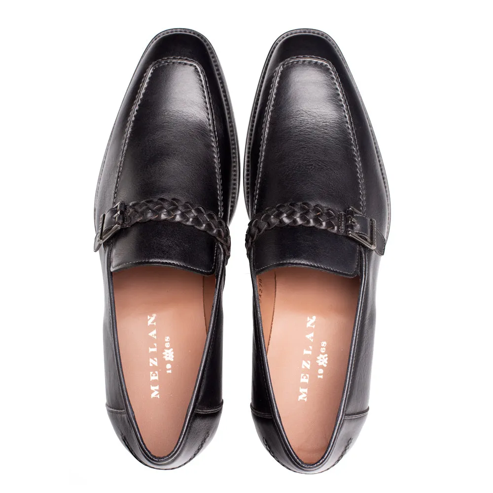 Braided Ornament Leather Slip On