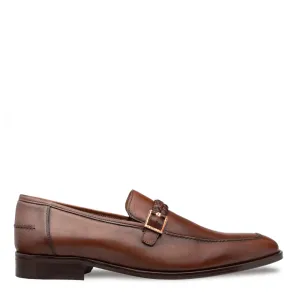 Braided Ornament Leather Slip On