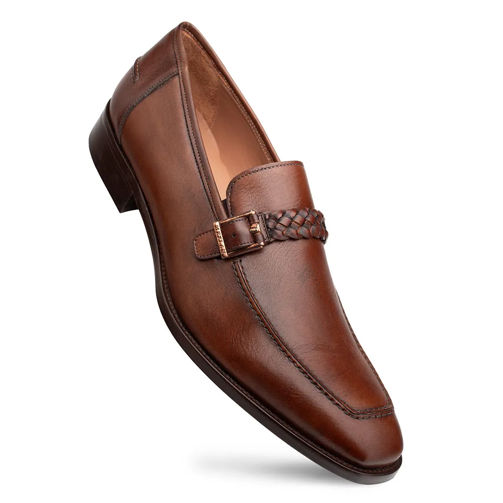 Braided Ornament Leather Slip On