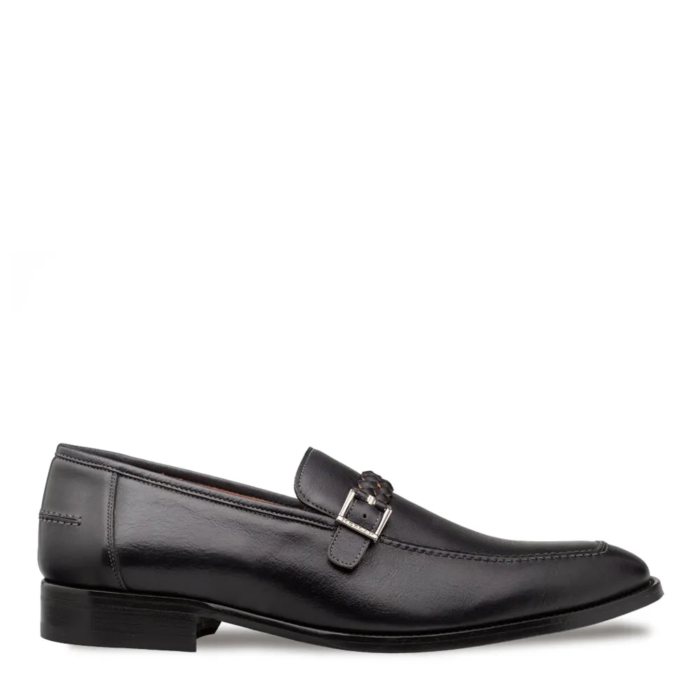 Braided Ornament Leather Slip On
