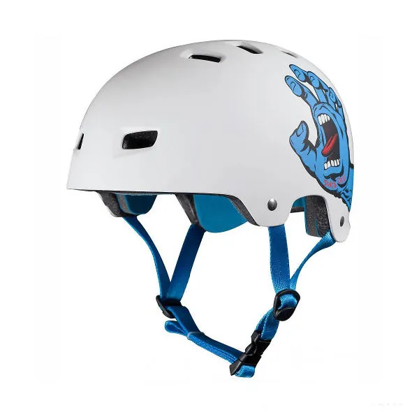 Bullet X Santa Cruz - Screaming Hand Helmet Large/Extra Large - White SALE