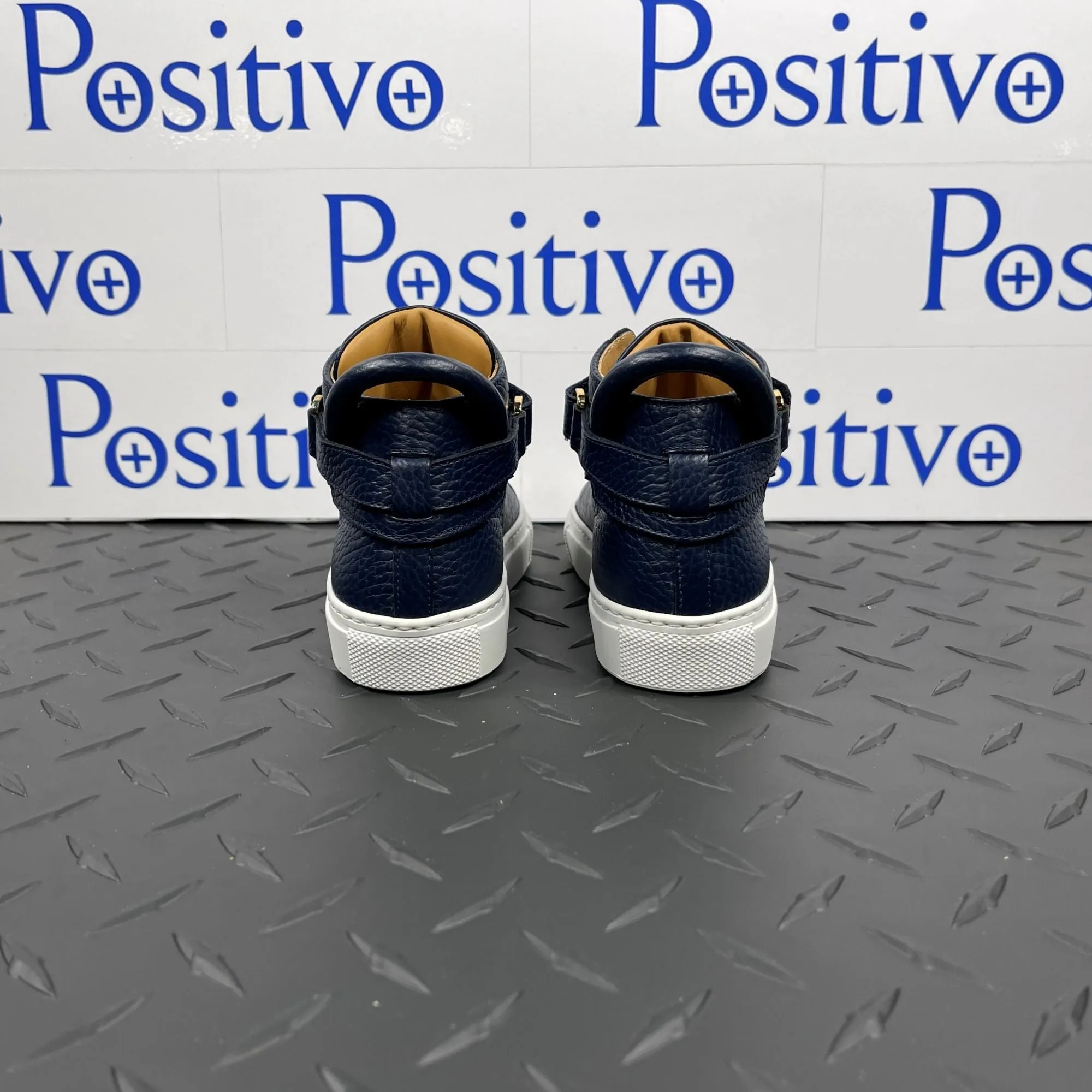 Buscemi 100MM Toddler Alce Oceano Leather Sneakers