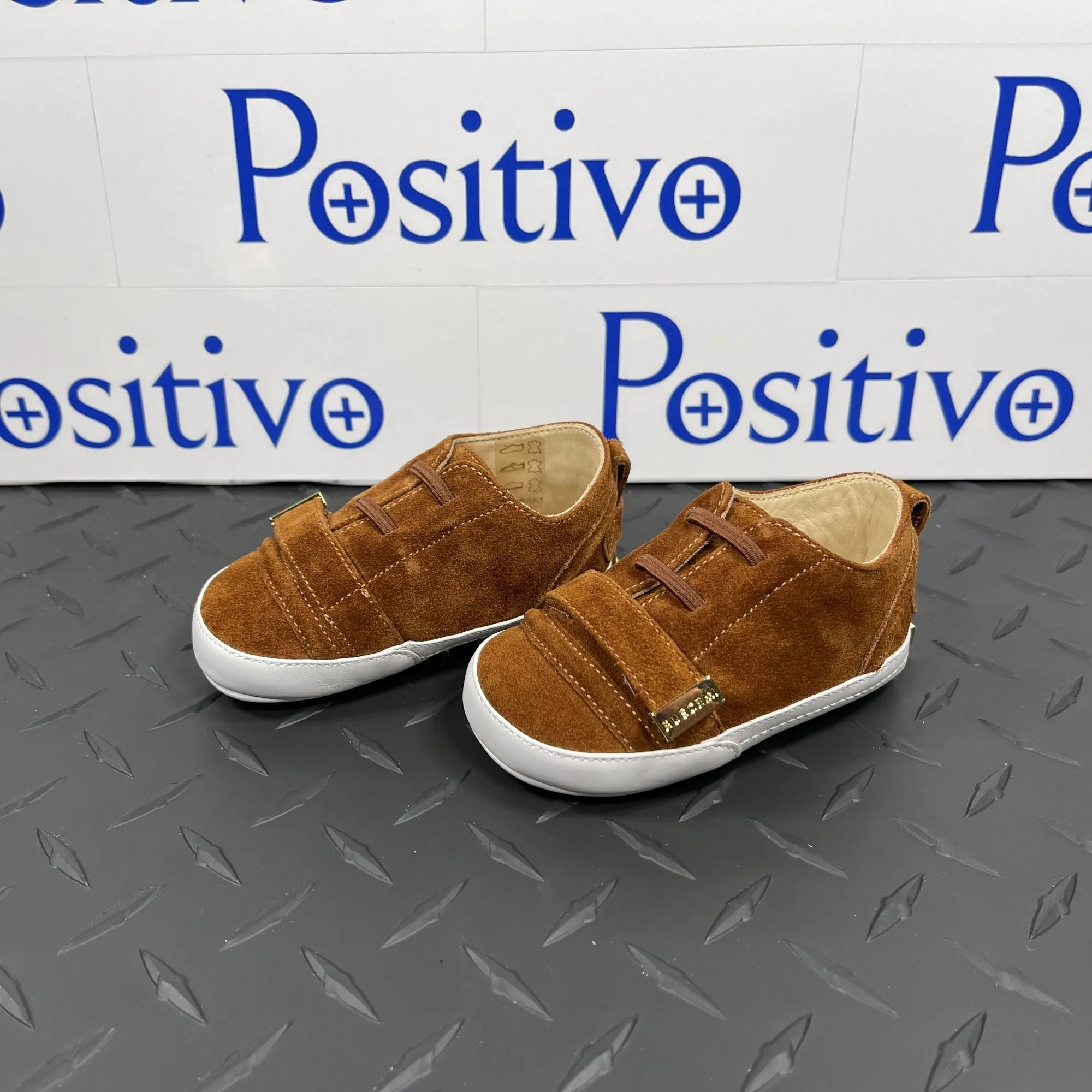 Buscemi 50MM Strap Baby Ippocastano Suede Sneakers