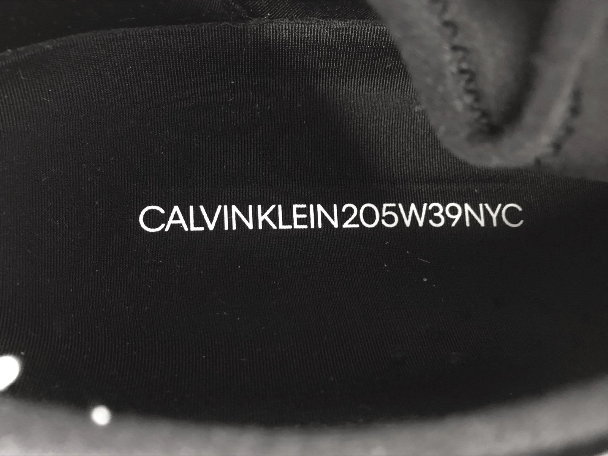 Calvin Klein 205W39NYC Carla Sneakers Carbon/Black/White Size 8